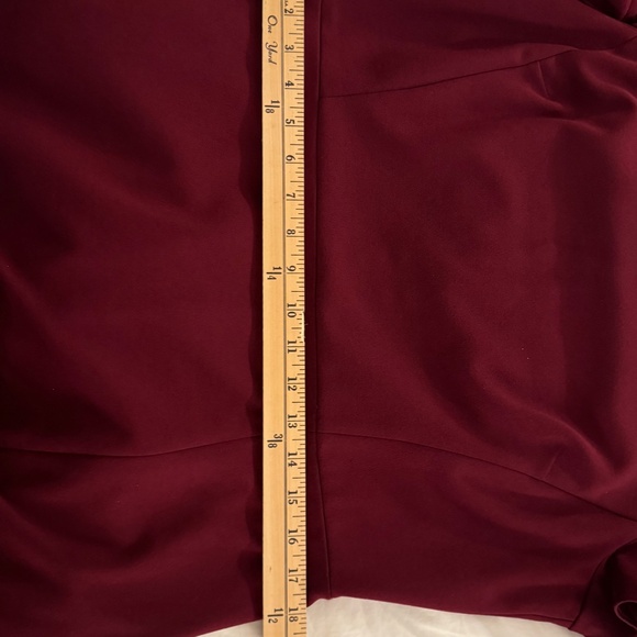 MAGGY LONDON ASYMMETRICAL NECKLINE SHEATH DRESS - Picture 5 of 8